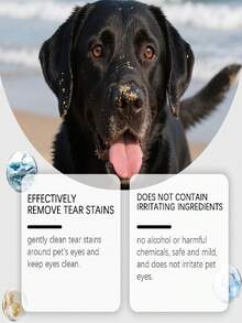 Pet Tear Stain Cleaning Wet Wipes, Gentle Daily Cleaning For Cat And Dog Eye Area - Multicolor - View 6