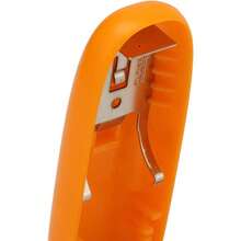 XISH Mini Grapadora Grapadora Portátil Blanca Grapadora Pequeña Grapadora Linda Grapadora Tamaño Viaje Grapadora De Escritorio Para Estudiantes Office Grapadora Mini Grapadora De Escritorio - Naranja - Ver 4