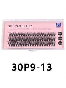 3pcs/Pack 60pcs/Pack C Curl 0.07mm Mixed Length Pre-Fanned Mink Eyelash Extensions, Soft Curl, Eye Enlarging, Portable For Home Or Outdoor Use, Suitable For Parties, Gatherings & Makeup Lash Clusters,Eye Lash Clusters,Individual Eyelashes,Lashes,Fake Lashes - Black - View 25