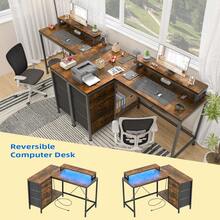 Roller Computer Table - สีกากี - ดู 4