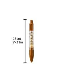 可爱卡通创意中性笔，少女学生考试用0.5mm蓝色珠子按压式笔，多功能笔，创意手工礼物，学生礼物，圣诞礼物