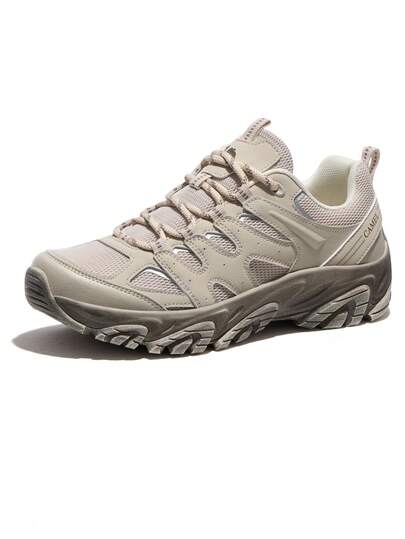 CAMEL CROWN 女士徒步鞋，新款透气网面徒步鞋，户外休闲运动鞋