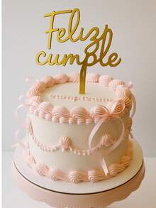 DECORACIÓN TIPO CAKE TOPPER "FELIZ CUMPLE" COLOR DORADO - IDEAL PARA PASTELES, TARTAS, REPOSTERÍA, POSTRES, ARREGLOS FRUTALES Y FLORALES - HECHO EN MADERA MDF DE 3 MM DE GROSOR - MEDIDAS DE 20 X 12 CM - COLOR DORADO - CON LEYENDA "FELIZ CUMPLE" EN TIPOGRAFIA MANUSCRITA - DISEÑO MODERNO, FRESCO Y ELEGANTE - IDEAL PARA PASTELES, TARTAS, CHEESECAKES Y REPOSTERÍA, GELATINAS, POSTRES, BROWNIES, REGALOS Y FLORERÍA - PERFECTO PARA FIESTAS Y CELEBRACIONES DE CUMPLEAÑOS, ANIVERSARIOS, FIESTAS TEMÁTICAS, INFANTILES Y JUVENILES, PARA HOMBRES Y MUJERES - FÁCIL DE COLOCAR, RESISTENTE Y REUTILIZABLE - REALZA TU PASTEL - Dorado - Ver 2