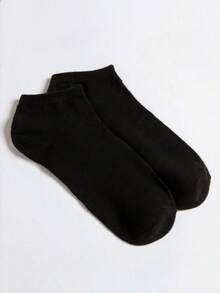 30 pares de calcetines tobilleros para mujer en negro, blanco y gris, calcetines cortos de moda y sencillos 1/3/5/9/10/15/20 pares - Negro - Ver 2