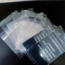 透明卡套，适用于集换式卡牌，塑料软质自封卡套，适用于万智牌、棒球卡、体育卡、游戏卡、标准卡牌