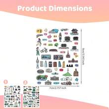 Aesthetic Sticker Pack For IPhone 17 Pro Max, Cute Small Elements & Minimalist Designs, Decorative Decals For Phone Case Journal, Kawaii Gift - B - View 3