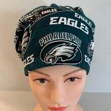 Women's Surgical Scrub Hat~Euro Style~Eagles~Football~Philly - Màu tím hoa cà - Xem 3