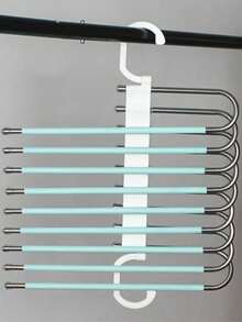 Multi-Tiered Pants Hanger, Anti-Slip Leg Racks, Saves Space For Wardrobes, Closets, And Bedrooms, Facilitates Storage And Organization, Suitable For Hanging Pants, Jeans, And Scarves - Multicolor - View 11