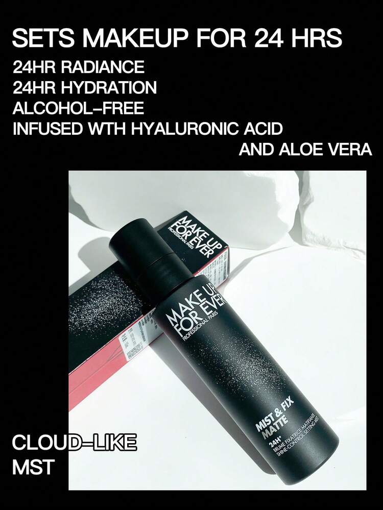 Make Up For Ever 100毫升 MIST & FIX 哑光造型喷雾，哑光控油 - 黑色 - 查看 2
