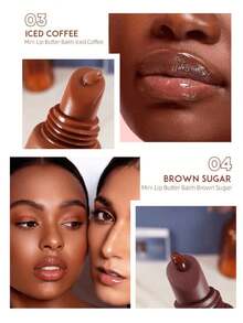 4-Piece Lip Balm Set - 4-In-1 - Moisturizing And Glossy - Mini Unisex Lip Balm Set - 4 Lip Balms (Style A And Style B Shipped Randomly) - 彩色 - 查看 8