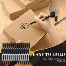 12pcs Permanent Marker Pens - Fine Tip Permanent Oil-Based Pens, Suitable For Color Marking, Painting, Art Creation - Quick Drying & Smudge-Proof, Long-Lasting & Durable, Applicable To Paper, Fabric, Plastic Materials, Classroom, Office, Handicraft Multi-Scenario Use - Multicolor - View 6