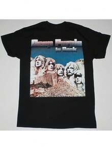 Unisex T-Shirt With Deep Violet In Rock - Hitam - View 1
