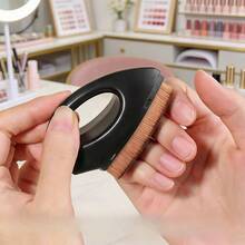 1pc Nail Brush, Nail Powder Dust Cleaning Brush, Acrylic Gel Nail Polish Powder Cleaning Tool, Blush Brush, Beauty Makeup Brush - Multicolor - View 5