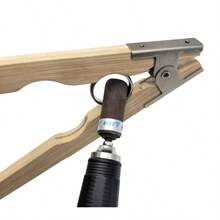 Soporte de anillo de 8'' de madera, abrazadera de sujeción de anillos, herramienta de procesamiento de joyería, soporte de anillo exterior, alicates de pulido - 1 - Ver 1