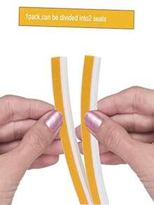 5m/10m Borracha Autoadesiva Tira de Vedação, Fita de Vedação Térmica, Resistência ao Fogo de 90 Minutos, À Prova d'Água Anti-Colisão - Multicolorido - Visão 8