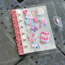 Giấy thay thế hình trái tim nhiều màu sắc khổ A7/A6/M5, 10/20 tờ, hình dán nổi 3D, dùng thay thế cho album dán, đựng ảnh, thích hợp làm sách dán, sách bổ sung cho bìa kẹp, lưu trữ hình dán, đồ dùng học tập, đồ dùng học kỳ mới, đồ dùng văn phòng. - Nhiều màu - Xem 5