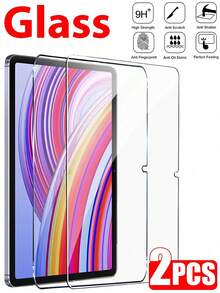 2片裝高畫質鋼化玻璃平板螢幕保護貼，9H 硬度，防爆耐刮，相容 iPad 5/6/7/8/9/10/11 (2025/2024)、Air 4/5、Pro 11 吋/12.9 吋/13 吋、M3/M2/M4；相容 Galaxy Tab S8/S9/S7/S10 FE Plus 12.4 吋、S6 Lite；相容 MatePad/Honor；相容 平板 - 2Pcs - 查看 36