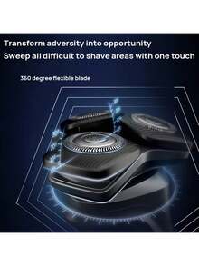 PHILIPS S5835 多效理容刮鬍刀 滿電續航60分鐘 Type-C介面充電便利 360度靈動刀頭緊貼臉部曲線 減少肌膚壓力 可水洗易於清潔 深藍色 - 深藍色 - 查看 3