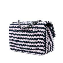 Authenticated  PRE-OWNED Mini Rectangular Classic Tweed Single Flap Bag - Pink - View 2