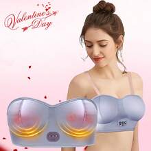 USB Electric Breast Massager, Home Use, Shaping Bra Style, Breast Care Tool, Gift For Girlfriend On Festivals - 銀色 - 查看 3