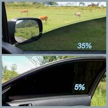 3PCS Car Window Tint Film 19.68x118.11 Inches (50x300cm) | 5-50% VLT Privacy Protection Sun Shade UV Blocking Film For Car Windows | Summer Heat Reduction Auto Window Sticker For Car Owners | Car Glass Tint Wrap