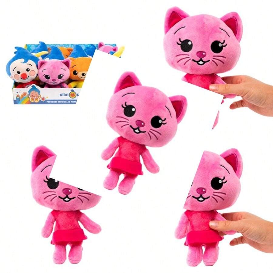 fdgBANDAI Plim Plim Mei-Li Peluche Interactivo con Frases y Sonidos Canta y Baila Ideal para Bebés y Niños en Edad Preescolardfhf - como en la foto - Ver 1