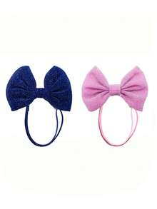 2/4pcs Pet Bow Headband, Bow Hair Ties Suitable For Small/Medium Dogs, Dog Collar Cat Pet Headpiece, Cute Pet Decoration For Holidays, Perfect For Pets On Valentine's Day And Weddings - Multicolor - View 10