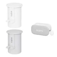 Portacepillos de dientes y portapastas de dientes - Soporte para cepillos de dientes gris y blanco + soporte para pasta de dientes gris - Ver 1