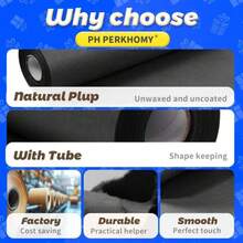 PerkHomy Brown Kraft Paper Roll 175" X 600" (50') For Gift Wrapping Bulletin Board Craft Art Bouquet Flower Packing Moving Shipping Floor Covering Table 70GSM 50LB (Brown, 175" X 50') - ColorA - 查看 6