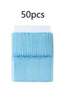 Disposable Pet Pee Pads For Small Dogs/Cats (≤10kg) - High Absorption Moisture Lock Deodorization Training Mats - 藍色均碼 - 查看 15