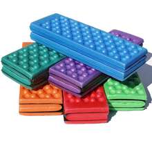 1 pieza Esterilla plegable portátil, cojín de asiento impermeable y duradero de material PE para exteriores - Plegable y portátil, adecuado para camping, senderismo, pesca y picnics, cómodo cojín de espuma, silla de camping portátil - Multicolor - Ver 7