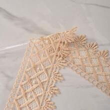 Clear Vinyl Tablecloth Protector Waterproof/Oil-Proof PVC Table Cloth Transparent Sheet Table Cover 60'' X 108'' Rectangular - Pattern B+60" X 60" (Square) - View 5