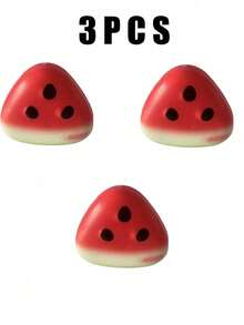 1/3/6个装西瓜造型减压球，逼真西瓜造型，触感柔软，慢回弹，减压玩具 - 彩色 - 查看 12