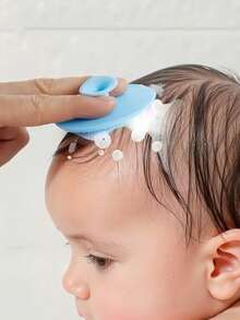 1支/4支装柔软硅胶婴儿沐浴刷 - 温和舒缓肌肤按摩刷 - 妈妈们的理想沐浴必备品，设计不伤指甲 - 矽膠嬰兒洗頭刷 - 查看 7