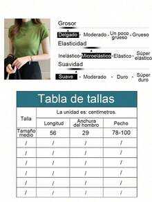 Camiseta de mujer de cuello medio-alto, top casual, estilo coreano de moda en color liso, para la temporada de primavera-verano - Burdeos - Ver 10