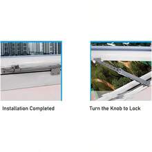 XISH Soporte de Viento para Ventana Abatible Bisagra de Aleación de Aluminio con Tornillos Incluidos Pivote Deslizante Ajustable para Mayor Estabilidad y  en Ventanas - tipo 02 - Ver 2