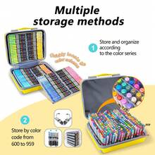 GuangNa 360/288/240/168/120/100/72/60/48/36/24/12 Colors Water-Based Acrylic Marker Pens, Brush Tip. Suitable For Rock, Wood, Fabric, Plastic And DIY Crafts. School Stationery Supplies. Great Gift For New Year! - Straight Liquid Acrylic Marker - View 12