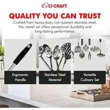 Chef Craft Select - Espátula de acero inoxidable, , Plateado, Una talla, 1(Juego) - Multicolor - Ver 6