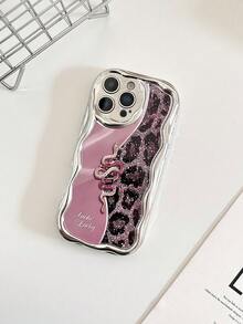豹纹、蛇纹、彩色印花、电镀、奶油色印花软壳适用于 16/16 Pro/16 Pro Max、 15、XR、7P 8P、P12 Pro Max、P13 Pro Max、P14 Pro Max、P13、P14、P11、P12、P14、XS/S/XS Max/7 8 GES2，可爱时尚的厚手机保护套 - 彩色 - 查看 8