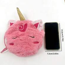 Unicorn Theme Children's Pretend Play Makeup Set, Children's Realistic Makeup Toy Set, Unicorn Theme Gift, Pretend Play Toy Set, Suitable For Little Girls, Halloween/Thanksgiving/Christmas Gift - Multicolor - View 3