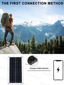 10000W Solar System Complete Kit Dual12V/24V To 110V/220V Inverter 100A Controller 200W Panel Off-Grid For Home/Camping Backup