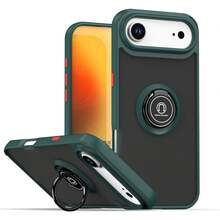 Capa multifuncional para celular compatível com Samsung S10/S20/S21/S22/S23/S24/S25 (com suporte), capa à prova de choque + suporte oculto, adequada para Galaxy A55 5G, A35/A15/S24U, capa compatível com Samsung, adequada para Honor 400/Prolite, adequada para P20/30/40/50/60/70/80, versão internacional, não a versão nacional. - Verde escuro - Ver 1