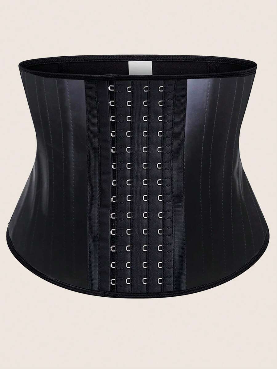 1PC Women's Classic Black Waist Trainer For Workout Fitness - Multicolor - View 1