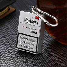 1PC Creative Portable Pocket-Sized Mini Ashtray Pull-Out Personalized Storage Box Promotional Gift Perfect For Daily Use Car Essential Valentine's Day Gift Holiday Gift Gift For Lover Friend Classmate Fashion Elegant Cute Unique Niche - Black 3 Car Logo - View 2