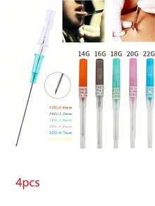 Bộ 10/5/1 kim xỏ khuyên vô trùng dùng một lần cho xỏ khuyên tai, mũi, môi, rốn. Kích cỡ: 14G, 16G, 18G, 20G, 22G, 24G. Thích hợp cho xỏ khuyên tai, mũi, vách ngăn mũi, rốn. Kim xỏ khuyên dùng một lần nhiều màu sắc cho xỏ khuyên tai, mũi, rốn, môi, sụn tai - Không mùi, vô trùng, không cần pin. Dụng cụ xỏ khuyên sụn tai | Đầu kim nhiều màu | Kim vô trùng - Nhiều màu - Xem 28
