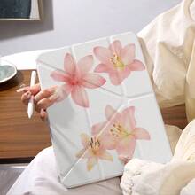 360° Rotatable IPad Protective Case, Y-Shaped Folding Stand, High-Definition UV Printing, Compatible With Ipad 11 2025, IPad Air 11/13 2025 M3, IPad Air (M2) 11/13 Inch, IPad Air 4/5/6 10.9inch, IPad Pro 11 Inch, IPad Pro 12.9 Inch, IPad 10.2 Inch, IPad 9th/10th Generation And Various Models, Protective Cover Design, Support Multi-Angle Adjustment, Six-Way Stand Placement, Built-In Pen Slot, Transparent Back Cover, Anti-Drop Protection, Auto Wake/Sleep Function - Multicolor - View 5