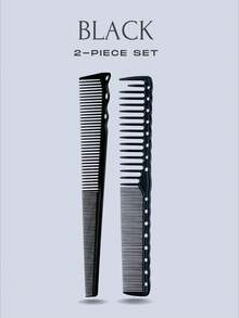 2把渐变锥形剪发梳，美发师专用剪发梳，专业美发工具，抚平毛躁头发，适合女生返校、旅行、沙龙和居家使用 - 彩色 - 查看 13