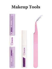 640/680片装D型/C型卷翘睫毛嫁接套装，20D/30D/60D/80D粗细可选，DIY睫毛嫁接套装，包含睫毛胶、卸妆液、封层液和镊子，适合日常通勤或节日庆典，在家轻松DIY美睫 - 黑色 - 查看 13