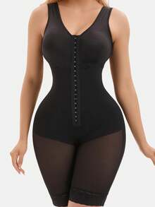 Women's Shapewear Tummy Control Butt Lifting , Girdle Bodysuit For Postpartum Control, Back Lifting, Leg Tightening, Front Buckle, Crotch Zipper Design,Mother's Day, Easter, The Perfect Outfit For Birthdays, Parties, And Vacations - Nhiều màu - Xem 5