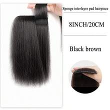 女士高额假发，带海绵衬里，隐形蓬松顶部假发，两侧加厚以增加发量，适合日常化妆和佩戴饰品。 - 彩色 - 查看 22